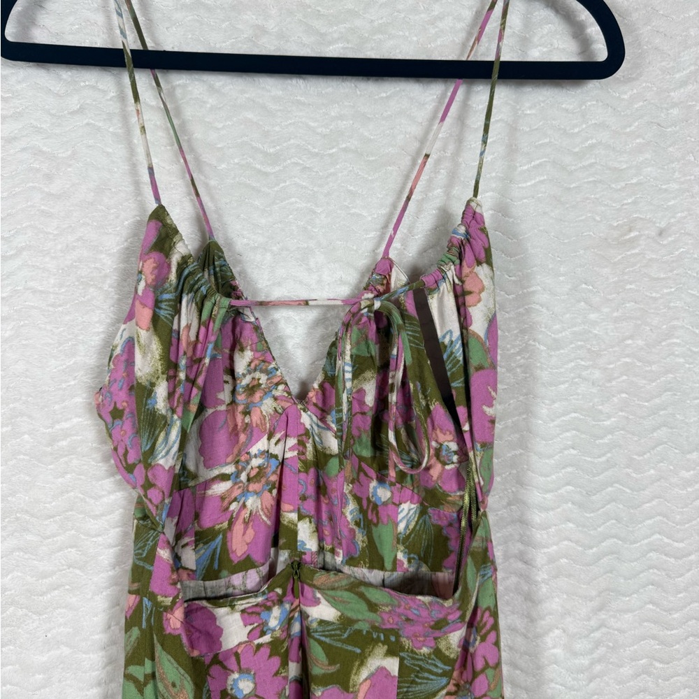 Zara Multicolor Floral Dress. Size Medium. One of a kind!! Stunning ๐คฉ๐งก - Picture 7 of 9